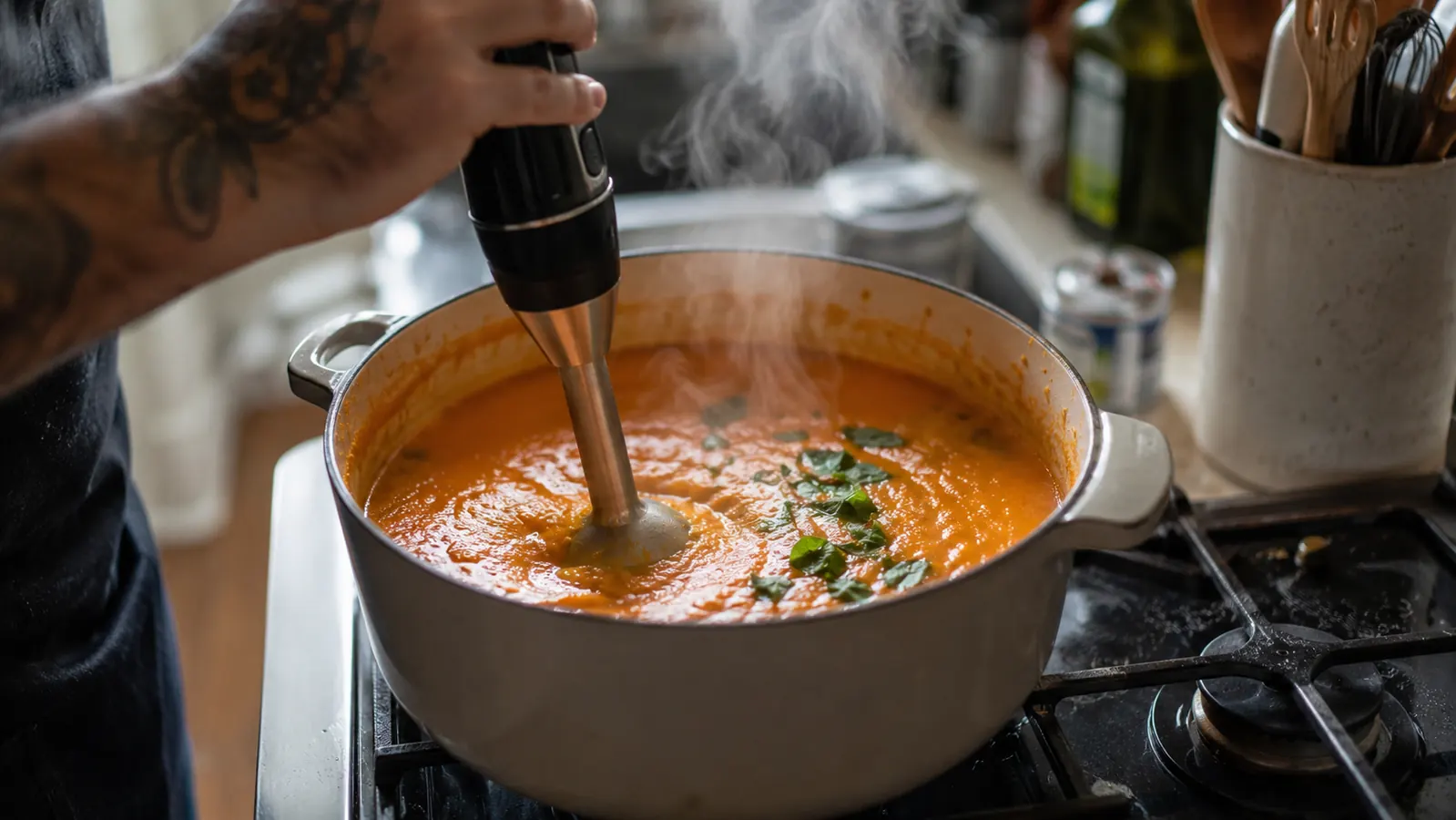 How to Make Silky Soups and Sauces With the Braun MultiQuick 5 Immersion Blender